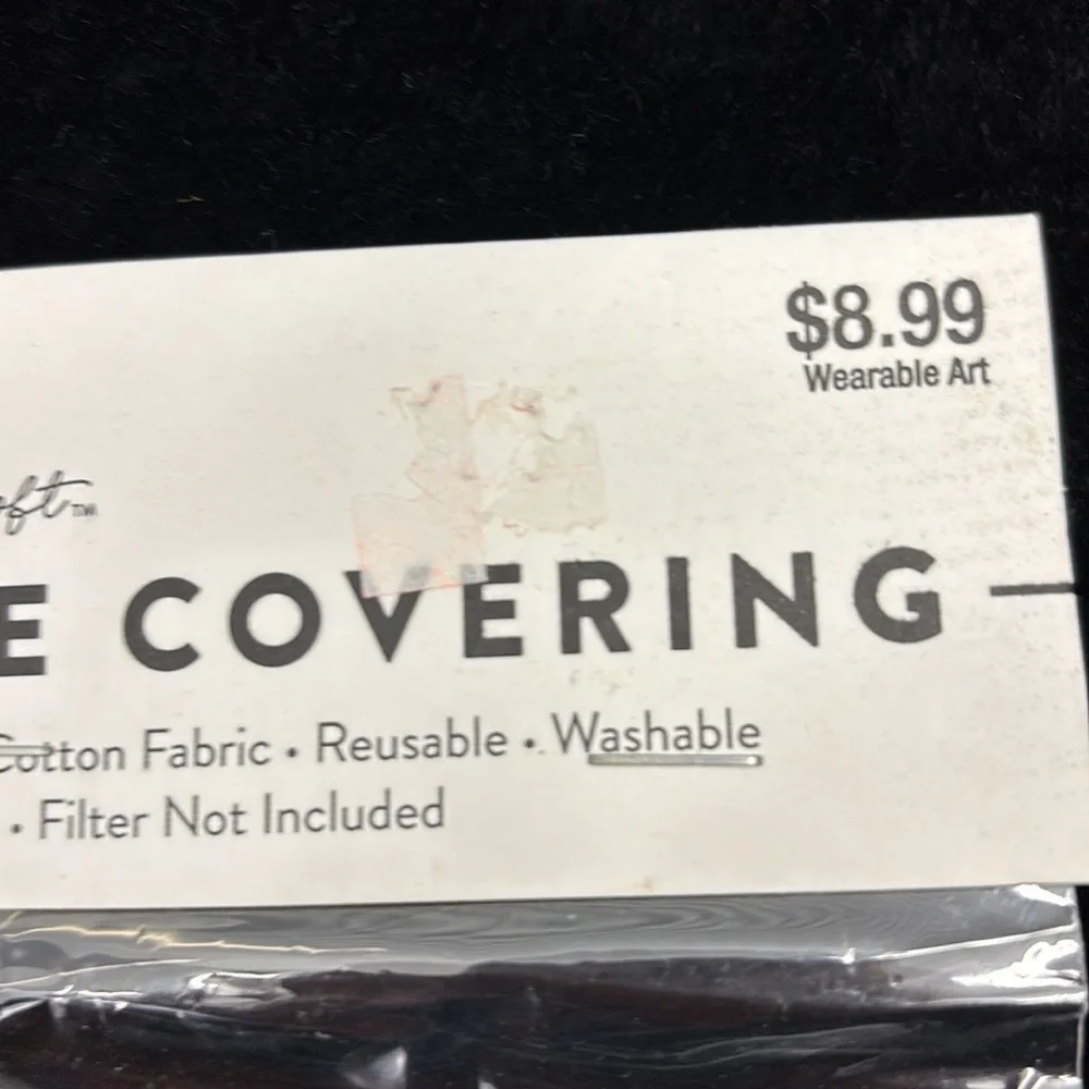 NWT Fashion Design Loft Camouflage & Flag Fabric Face Coverings Masks Washable